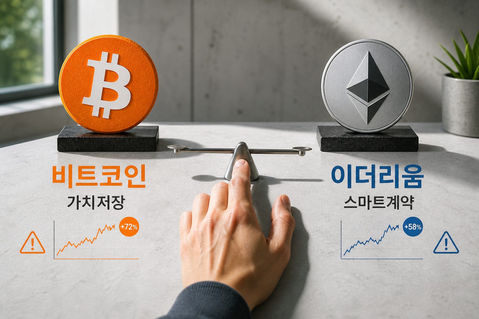 비트코인 이더리움 차이 투자 목적별로 비교하는 방법