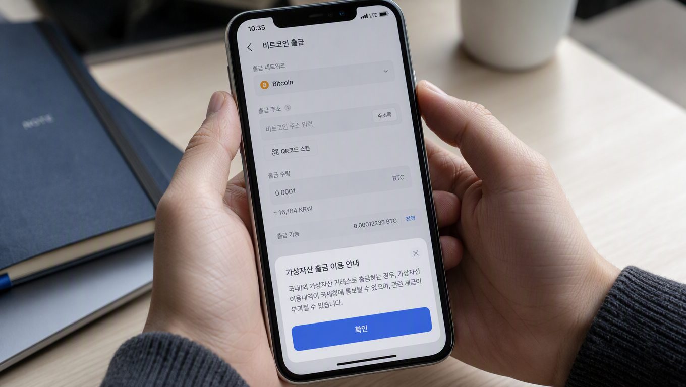 비트마인 토스로 비트코인 출금하는 순서와 세금 신고 주의점