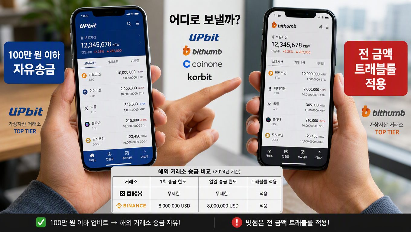 트래블룰 없는 거래소 선택 전 확인할 송금 제한과 기준