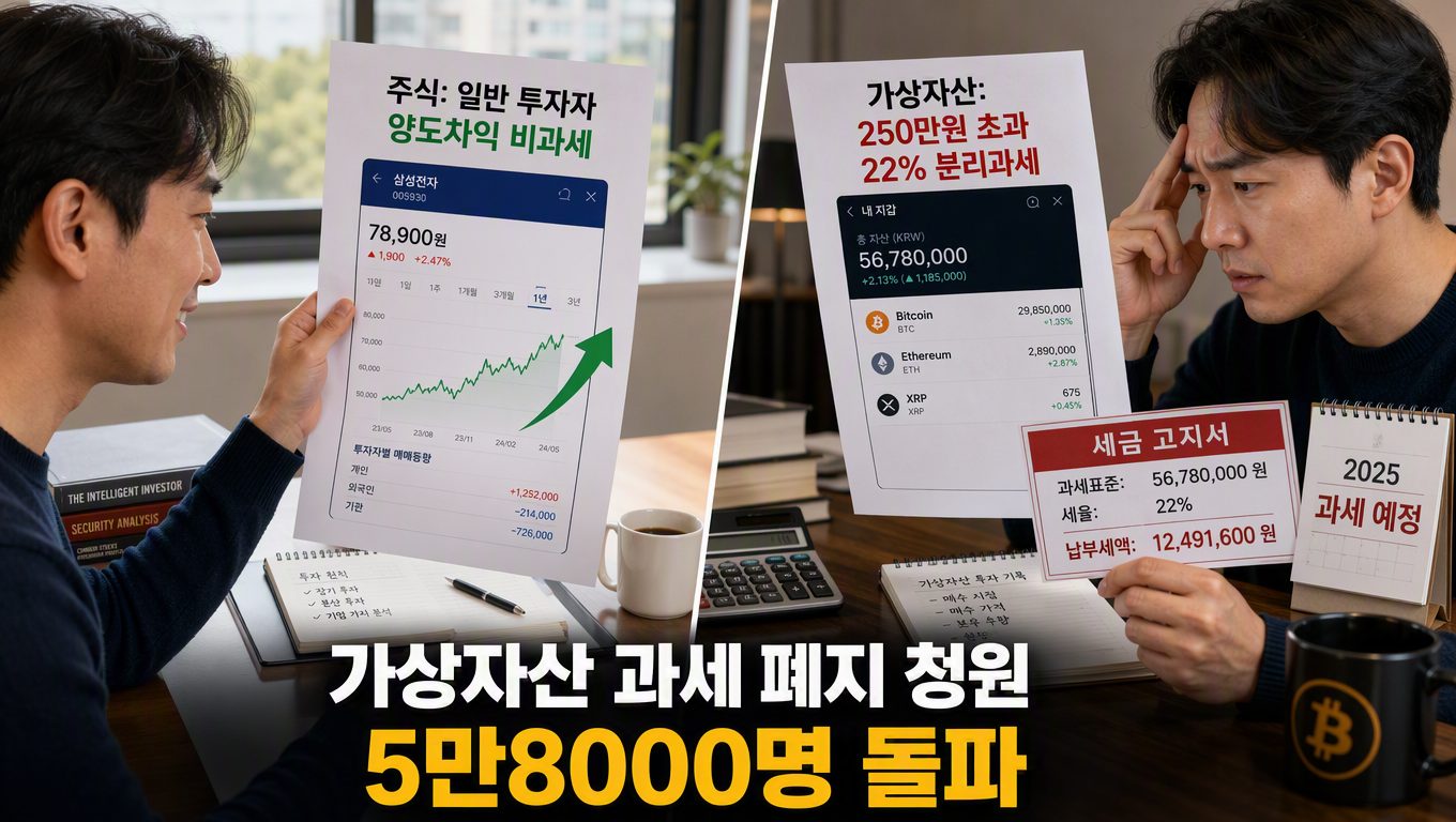 가상자산 과세 폐지 청원