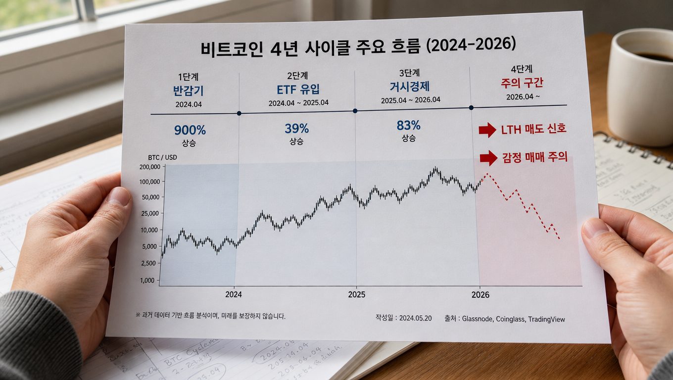 비트코인 사이클 주기, ETF 이후 변화와 초보자 주의점